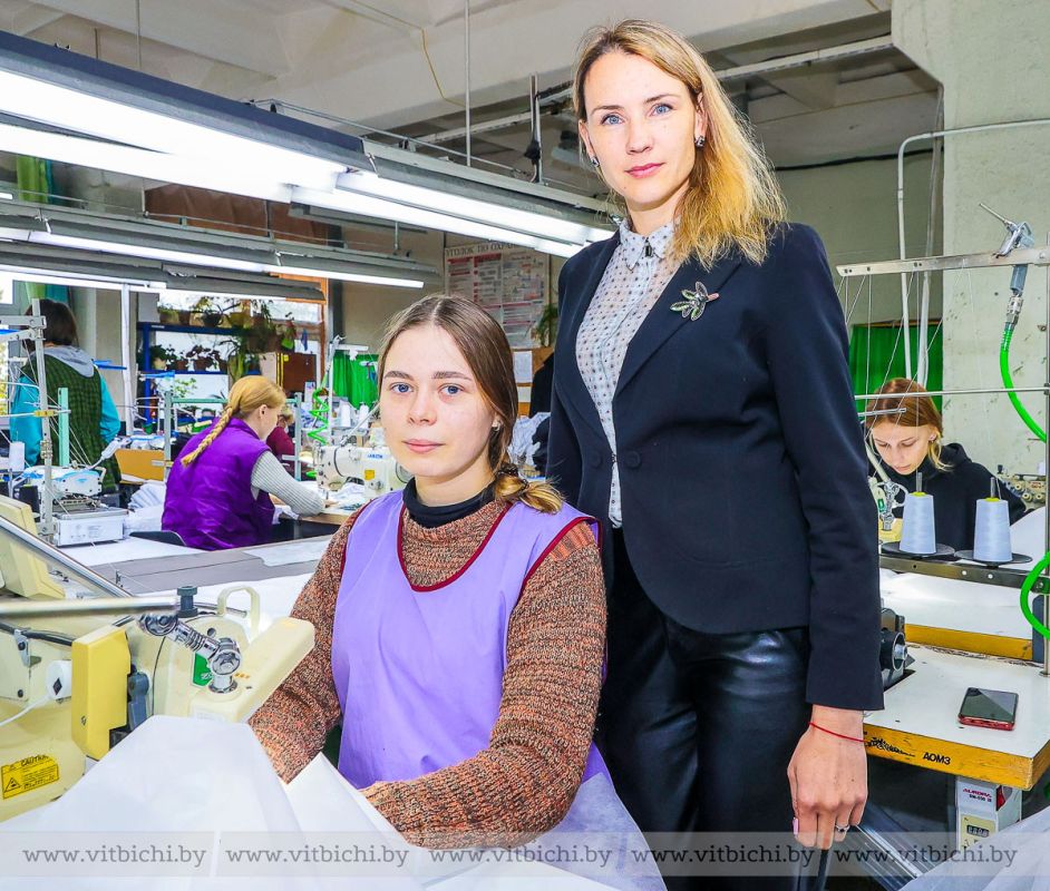 В ОАО «Труд-Витебск» открыли новый цех и взяли на работу молодых швей
