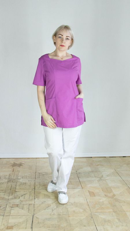 Блуза медицинская женская 23с8-490 (цвет - розовый)